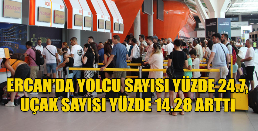 2023’e göre ilk 8 ayda yolcu ve uçak rakamları yükselişte