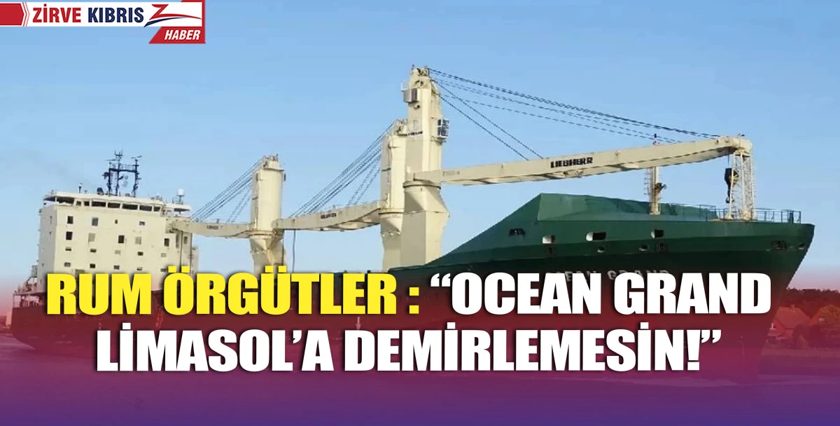 Amerikan bandralı silah yüklü gemi için dikkat çeken mektup