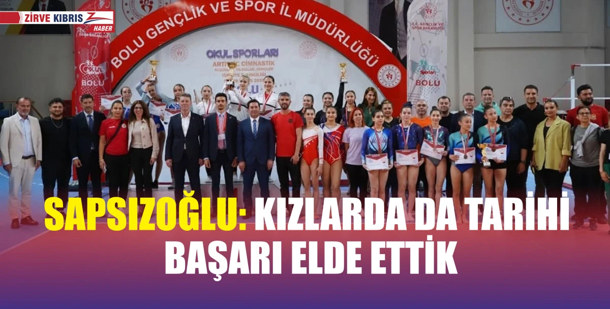 Bolu’da düzenlenen artistik cimnastik müsabakalarında büyük başarılara imza atıldı