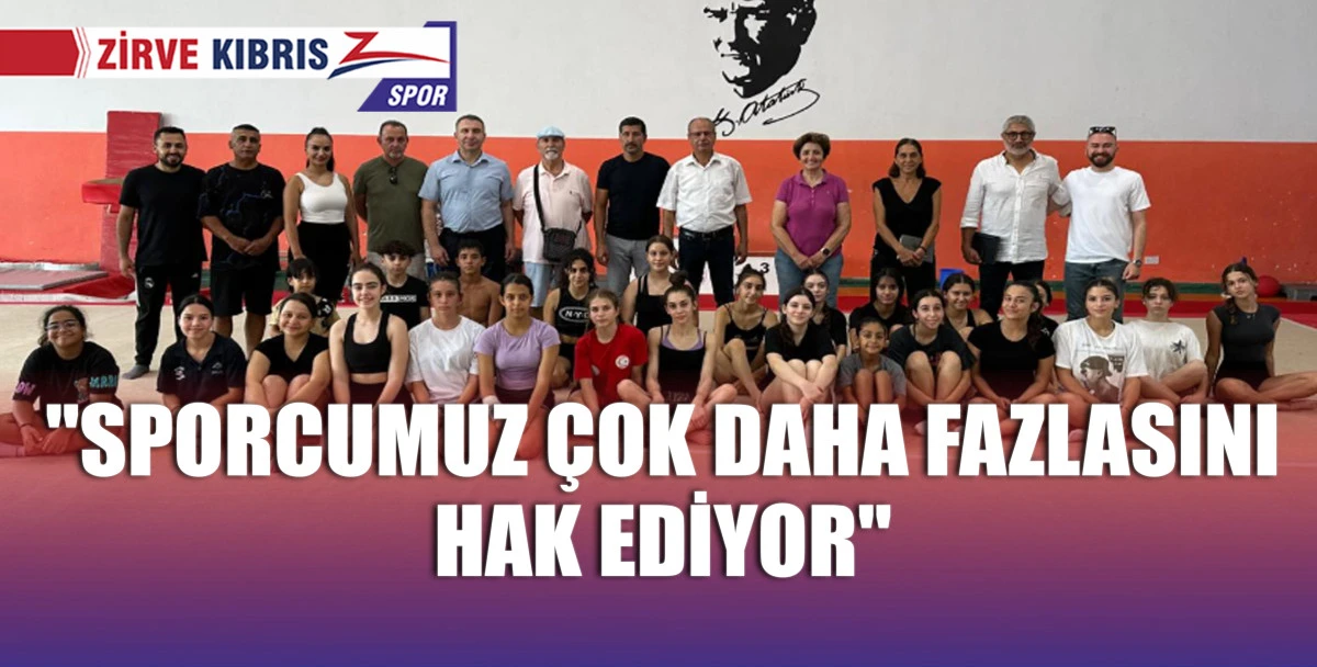 CTP Spor Komitesi'nden Cimnastik Federasyonu'na ziyaret