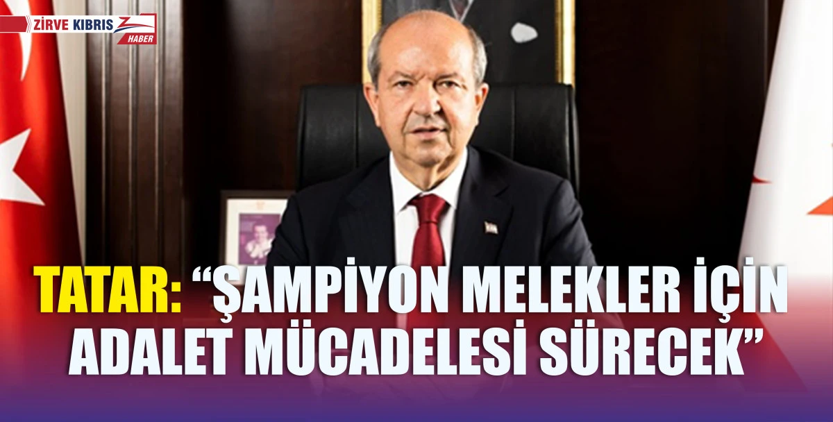 Cumhurbaşkanı Ersin Tatar İsias Otel davasıyla ilgili açıklamalarda bulundu