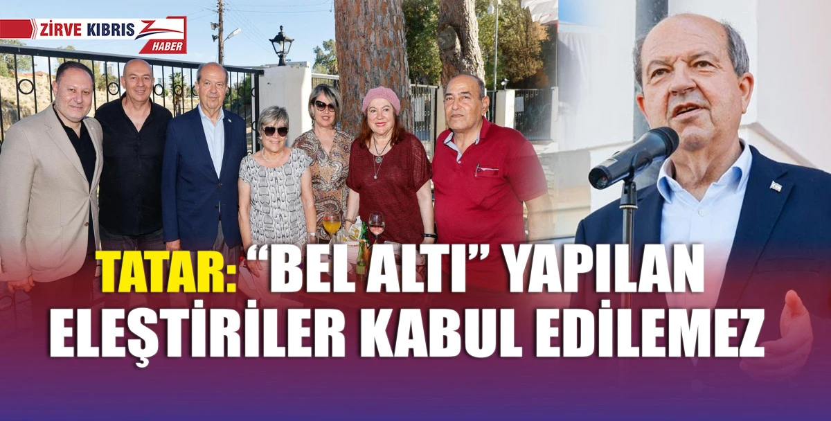 Cumhurbaşkanı Tatar, Dış Basın Birliği’nin Yaza Merhaba Büyük Medya Buluşması’na katıldı
