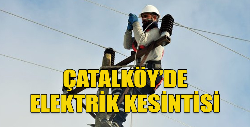 Dikkat! Elektrik kesintisi...