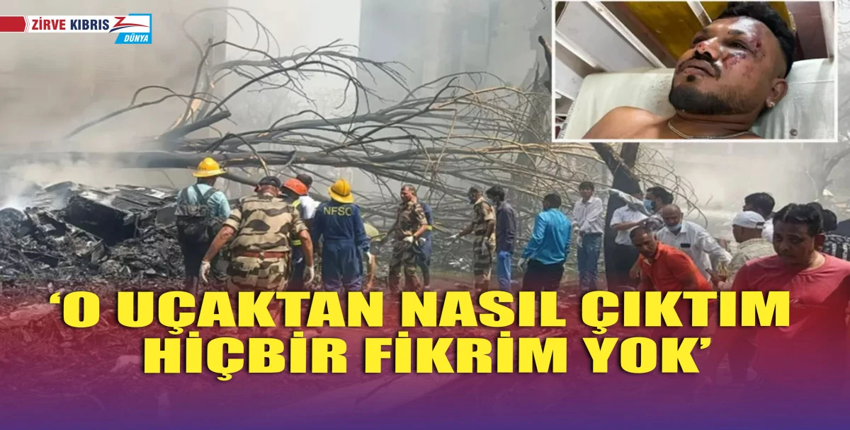 Düşen uçaktan mucize kurtuluş: 