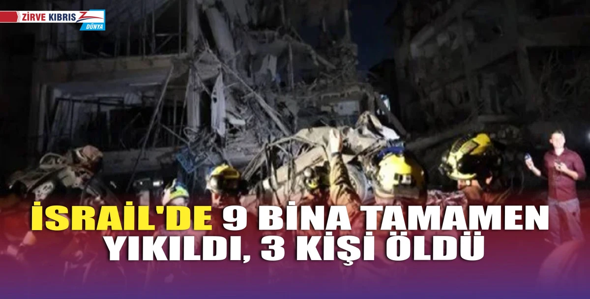 İran'ın Tel Aviv'e yaptığı saldırılarda 9 kişi öldü,91 kişi yaralandı!
