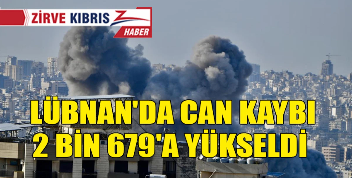 İsrail'in L&uuml;bnan'a saldırılarında can kaybı 2 bin 679'a y&uuml;kseldi