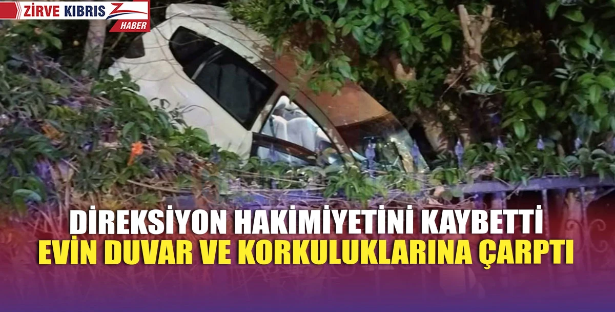 Karaoğlanoğlu'nda korkutan kaza neyse ki ucuz atlatıldı!
