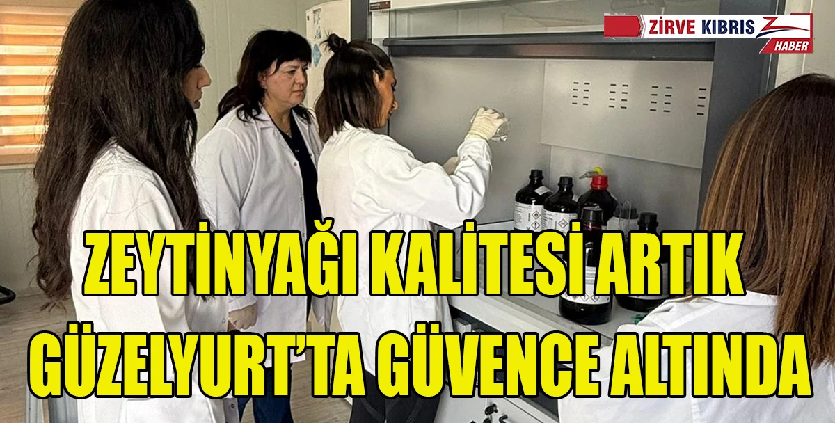 TAGEM laboratuvarında Peroksit Sayısı ve Serbest Yağ Asitleri analizi de yapılabilecek