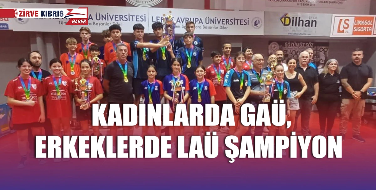 U19 Gençler Süleyman Göktaş Takım Şampiyonası yapıldı
