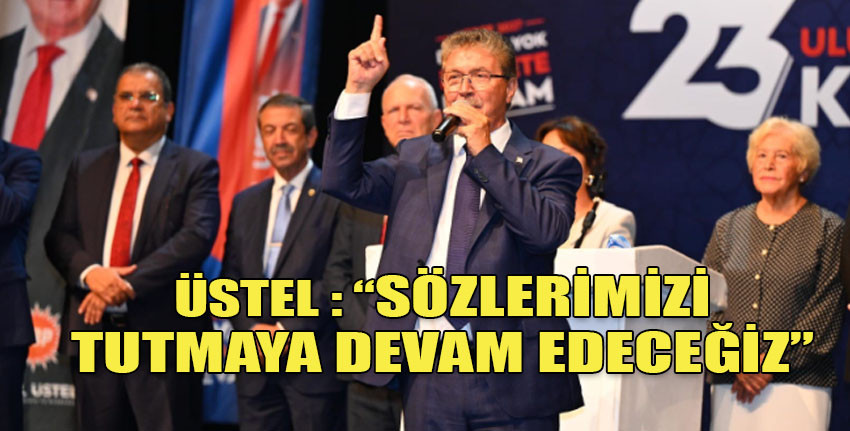 Üstel’den Güç Gösterisi